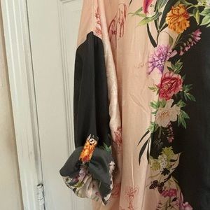 Rare find Johnny Was colorful silk top